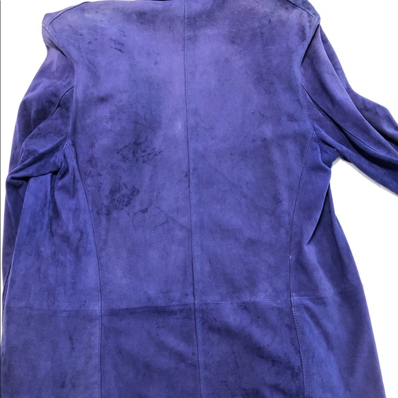 Loro Piana Suede Jacket, Purple.  Italian size 44 - Picture 10 of 16